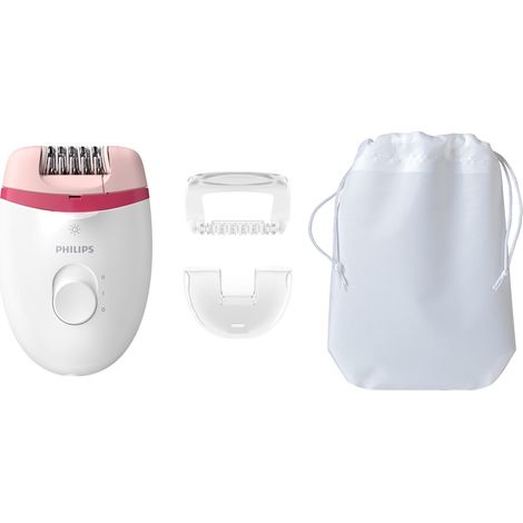 Philips Satinelle Essential Depiladora con cable compacta con luz Opti-Light para las piernas (1/2)