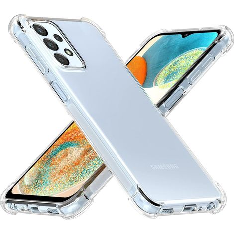 Coque Transparente Ultra Résistante Samsung Galaxy A03 4G (164) avec Coins Renforcés, Protection Anti-Choc, Bordure Souple en TPU, Housse Fine et Légère, Compatible A03 4G (164) (1/5)