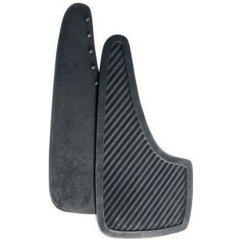 JEU DE BAVETTES CAOUTCHOUC NOIR 32X17CM (1/5)