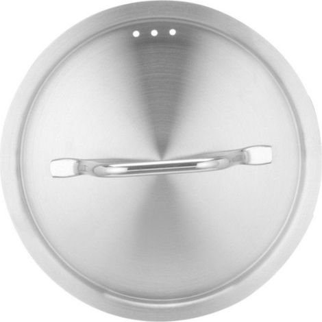 Couvercle Casserole - Acier Inoxydable 18/8 - Diamètre 160 mm - Hauteur 46 mm - Épaisseur 0,6 mm - 1 Pièce (1/3)