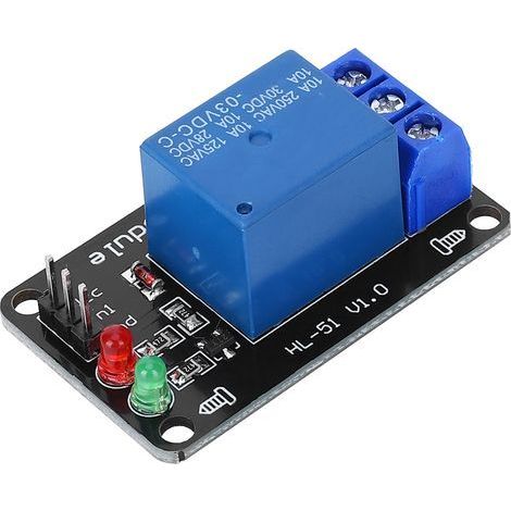 1 module de relais, dispositif de contrôle électronique, accessoires sans optocoupleur, tableau noir 3.3V (1/5)