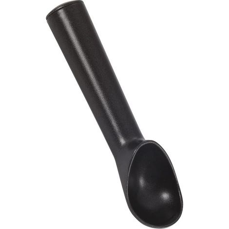 Vriesbestendige ijsschep met anti-aanbaklaag, aluminium, 18 cm, zwart