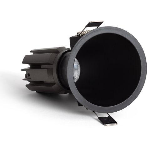 Foco Downlight LED 9W / 12W Cónico inclinación 20º Areni Corte Ø 85 mm 3500K Negro Blanco Cálido 12 W (1/5)