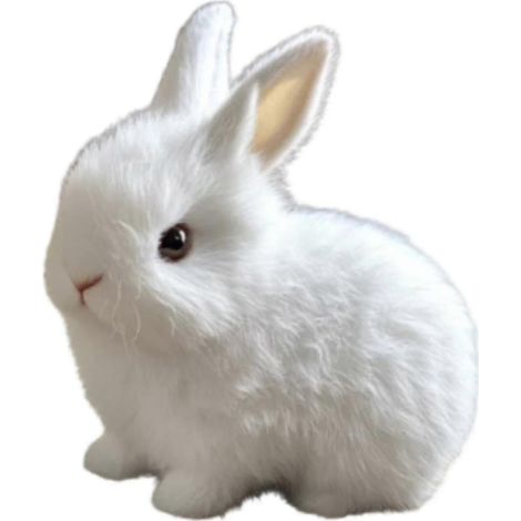 Lapin en peluche électronique interactif, jouet de compagnie (1/3)