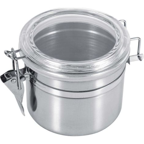 boîte de conservation alimentaire en acier inoxydable pour la cuisine, idéale pour le sucre, le thé, le café et les grains de café (10107,5cm) (1/5)