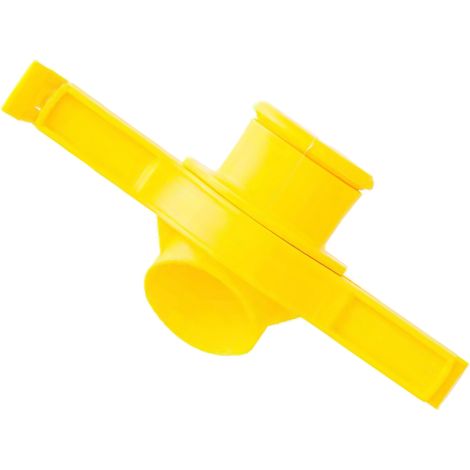Pince de fermeture étanche à la poussière et à l'eau pour sachets de café et autres aliments, avec couvercle, couleur jaune. (1/5)