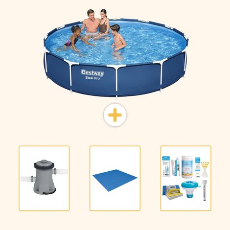 Bestway Bestway Steel Pro Ronde - 366x76 cm - 4-pièces  S22311 (1/5)