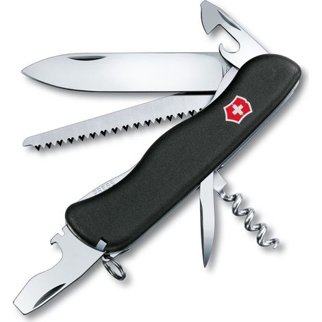 Victorinox Forester Taschenmesser, 12 f, 111 mm, schwarz (1/5)
