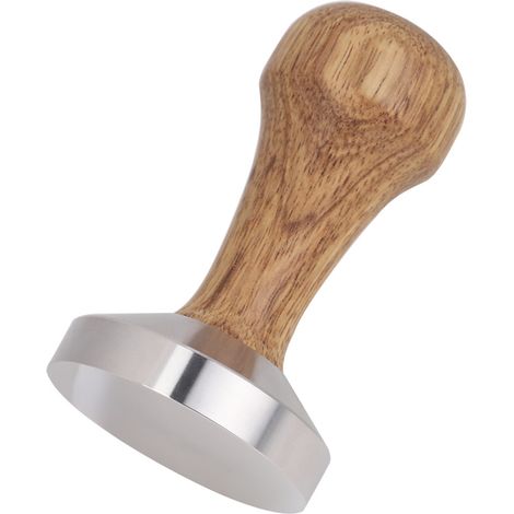 Kaffeetamper aus Edelstahl, flache Presse für Espresso, 51-mm-Stößel, robustes manuelles Tamperwerkzeug (1/5)