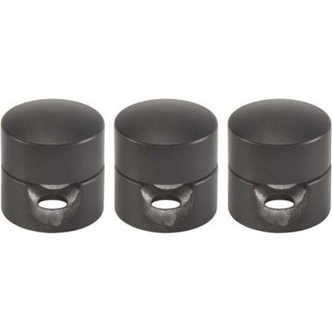 Paquet de 3 Crochets Plafond pour Suspension de Plafonnier Lampe DIY Noir Fixation Plafond (1/4)