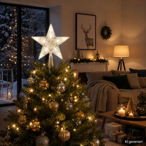 LED Weihnachtsbaum Spitze 10 LED-MLK068W (1/5)