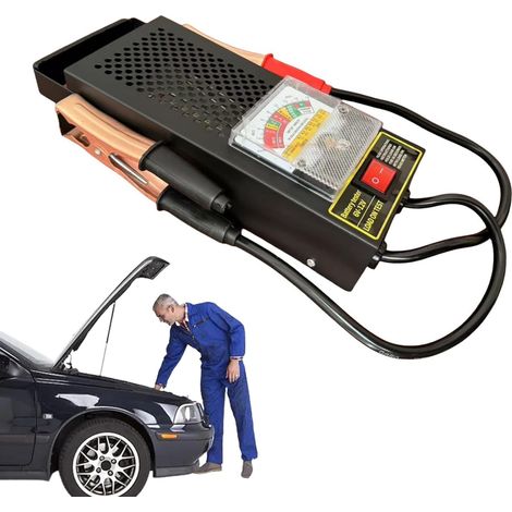 Testeur de Batterie,Outil de Diagnostic 12V à Usage Intensif - Testeur de Charge de Batterie Automobile Pour Tondeuses, Camping-cars, Motos, Quads, Bateaux, Véhicules, Outils De Voiture Et Moteur (1/5)