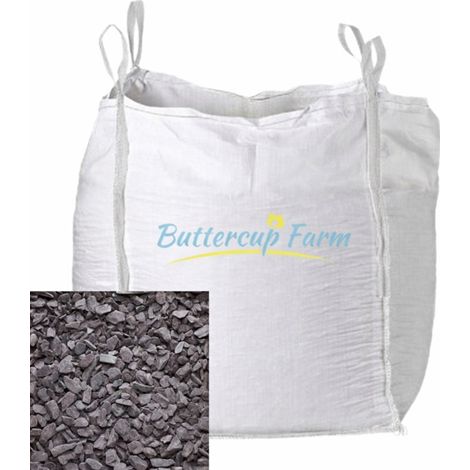 Plum Slate Chippings - 40mm - Premium Aggregate Bulk Bag - 850 kilos