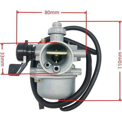 Carburateur PZ19F-3 - compatible CD70 - 50cc 70cc 18mm - 404-034 (1/4)