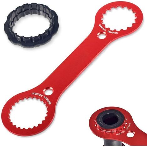 Clé Centerlock, outil Centerlock, outil pour pédalier, clé pour boîtier de pédalier, réparation de vélo, outil Centerlock pour disque de frein, pédaliers de vélo compatibles avec Dub/TL-FC32 25 24 (1/4)
