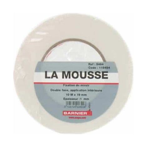 Double face Mousse blanc SCAPA 5589 19mm x 10m x 5 (1/3)