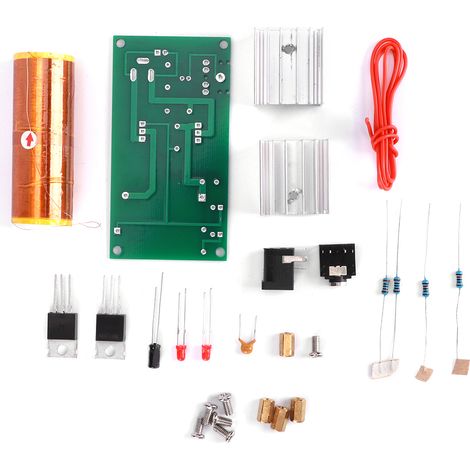 15-24V Spulenplasma-Lautsprecher-Set, DIY-Übertragungsplatinen-Set mit elektronischen Lichtbogenkomponenten (1/5)