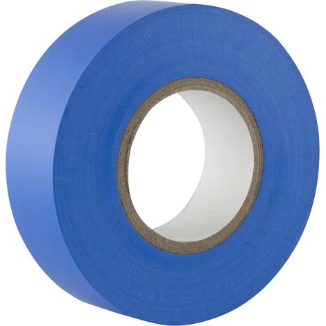 Ruban isolant électrique noir - 17 mm x 10 m - adhésif résistant, auto-agrippant - pour protéger, regrouper, réparer les câbles - 1 rouleau (1/5)