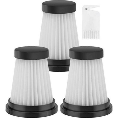 Filtre de rechange pour aspirateur sans fil, élément filtrant lavable, accessoire d'entretien pour aspirateur balai et à main (1/5)