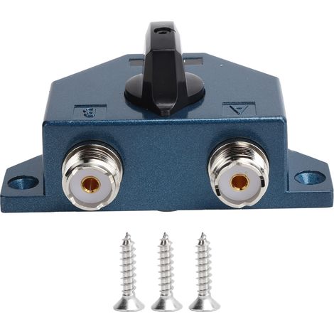 Antenne Radio Commutateur Alliage Zinc 2 Positions Adaptateur Convertisseur Connecteur pour CA‑201 (1/5)