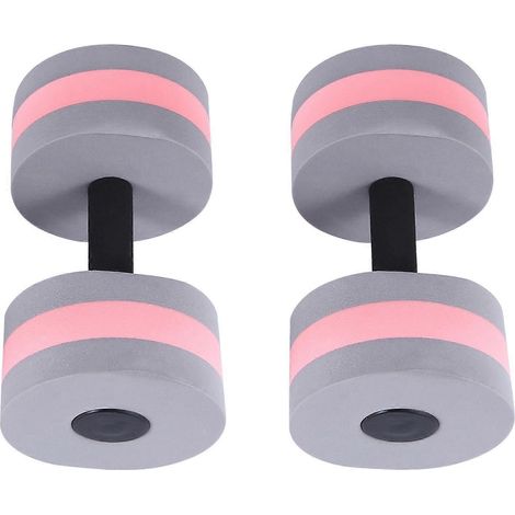 Lot de 2 haltères en mousse pour fitness aérobie, matériel de musculation légère pour maigrir et tonifier le corps (1/5)