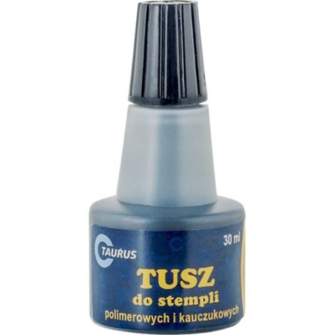 Tinta negra para sellos Taurus, 30 ml (1/3)