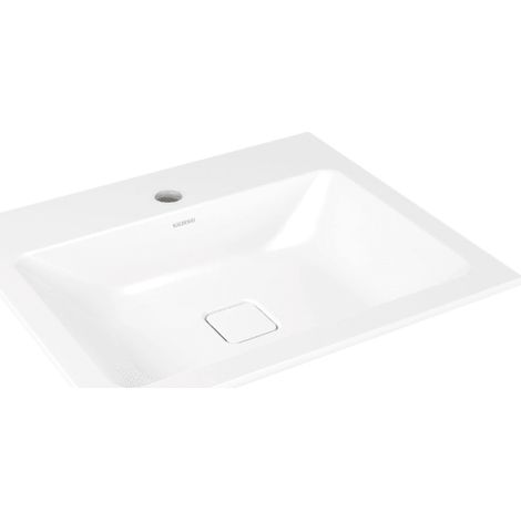 Kaldewei CONO Einbauwaschtisch 3080 mit 1 Hahnlochbohrung, 60 cm (1/3)