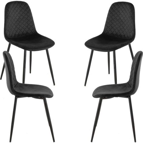 Packs Sillas Comedor - Pack 4 Sillas Boide - Negro (1/4)