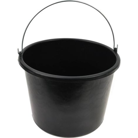Seau de chantier noir de 16 L (1/3)