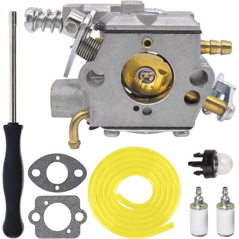 Carburateur pour Husqvarna 584901401 525L 525LS 525LST 525ES 325HE3 325HE4 525RXT débroussailleuse avec ampoule d'amorçage, filtre à carburant, outil de réglage du carburateur (1/5)