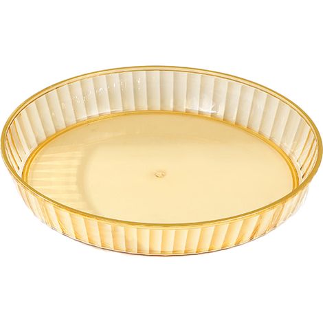 Plateau À Sucer - Plateau Transparent Ronde En Plastique Acrylique - Pour Salon Café Table À Manger Coiffeuse Bureau - 1 Pièce (1/5)