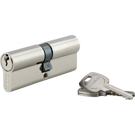 Cilindro europeo STD 40 x 40 mm, nichelato, 3 chiavi – THIRARD (1/3)