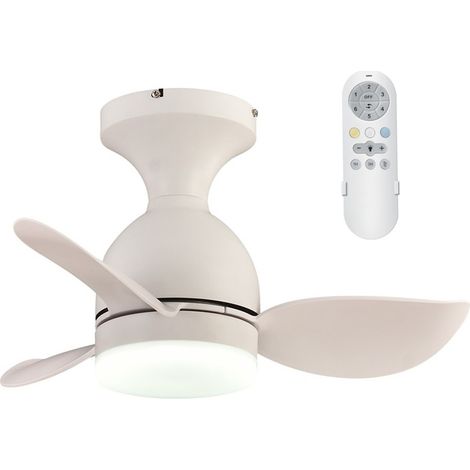 Ventilador de techo LED Fonfu Blanco CCT Dim (20W) (1/5)