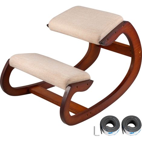 Fauteuil Ergonomique à Genoux Heavy Duty Tabouret à Genou Chaise de Bureau Accueil Meilleure Posture Pliante Maison de Modelage Soulagement du Stress Table de Méditation Chaise d'ordinateur (1/5)