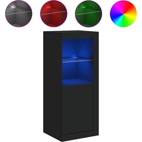 Maison Exclusive - Credenza con Luci LED Nera 41x37x100 cm