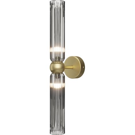 Maytoni Antic Lampada da parete moderna Up & Down con paralume grigio 2xG9 (1/5)