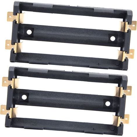 Boîtier de rangement pour 2 batteries SMD 18650 (2 pièces) - Alimentation DIY (1/5)