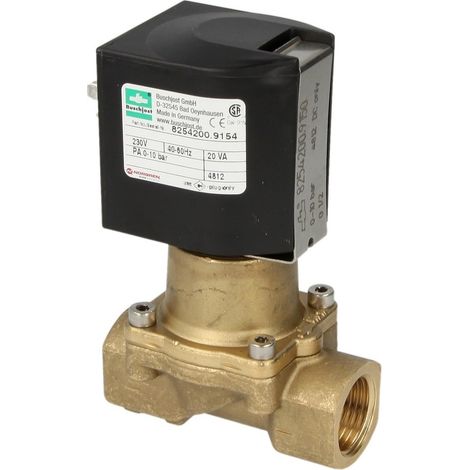 Electrovanne Buschjost 8254200.9154.2304 G1,9,5m³/h,0,1-16bar +90°C,NBR, 230VAC
