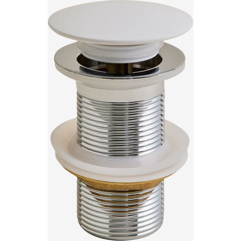 Válvula de desagüe para lavabo tipo Click-Clack en acero inoxidable y latón Orveta SKLUM             