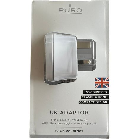Adaptateur de voyage Puro UK vers EU léger compact