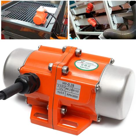1Phase Vibrator Vibrationsmotor Asynchroner Vibrationsmotor Mehrzweckmotor für Mechanische Geräte Bergbau, Metallurgie, Kohle, Elektrizität, Bauwesen, Chemie 3000 U/min 220V (50W) (1/5)