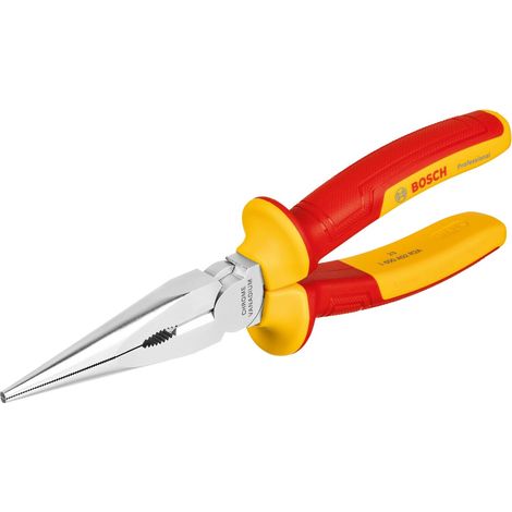 pince VDE droite à bec long – 200 mm (isolée avec des polyuréthanes thermoplastiques (TPU)) (1/5)