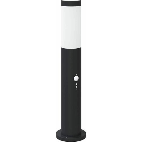 Baliza luminosa con sensor de 50 cm, acero inoxidable, IP44 vidaXL