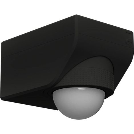 EGLO Rilevatore di movimento Detect me 4, sensore di movimento in plastica, colore: nero, con sensore di luce diurna, IP44 (1/4)