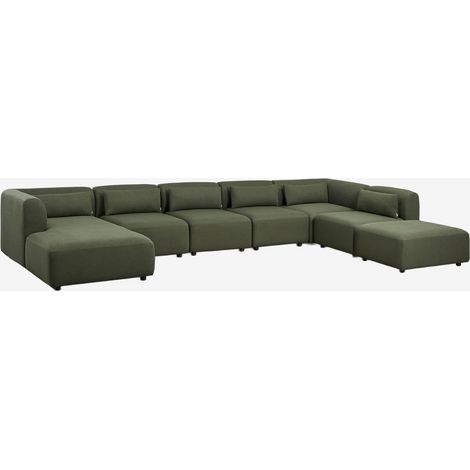 SKLUM Modulares Ecksofa mit linker Chaiselongue, 6-teilig, mit Hocker Fogler                                   