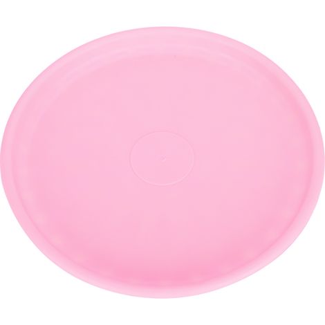 Disque Volant Pour Chien - Jouet Interactif En TPR Souple - Bol De Nourriture Et Jeu D'extérieur - Taille Unique Rose (1/5)