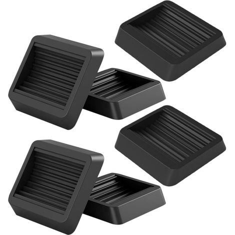 de 6 patins antidérapants en TPU 50 x 64 mm pour roulettes