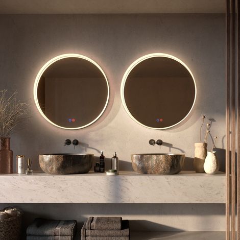 espejo de baño con luz LED