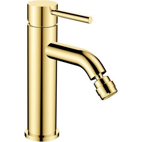 Rubinetto bidet VEO color oro con beccuccio Besco. (1/2)
