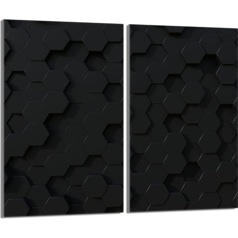 Placa protectora de vidrio para la estufa 2x30x52 Patrón (1/5)